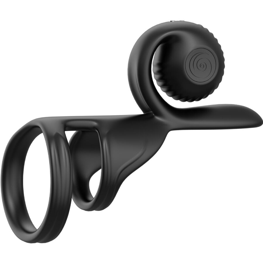 Snail Vibe Jovi Anello Vibrante di Coppia con Telecomando Nero – immagine 3