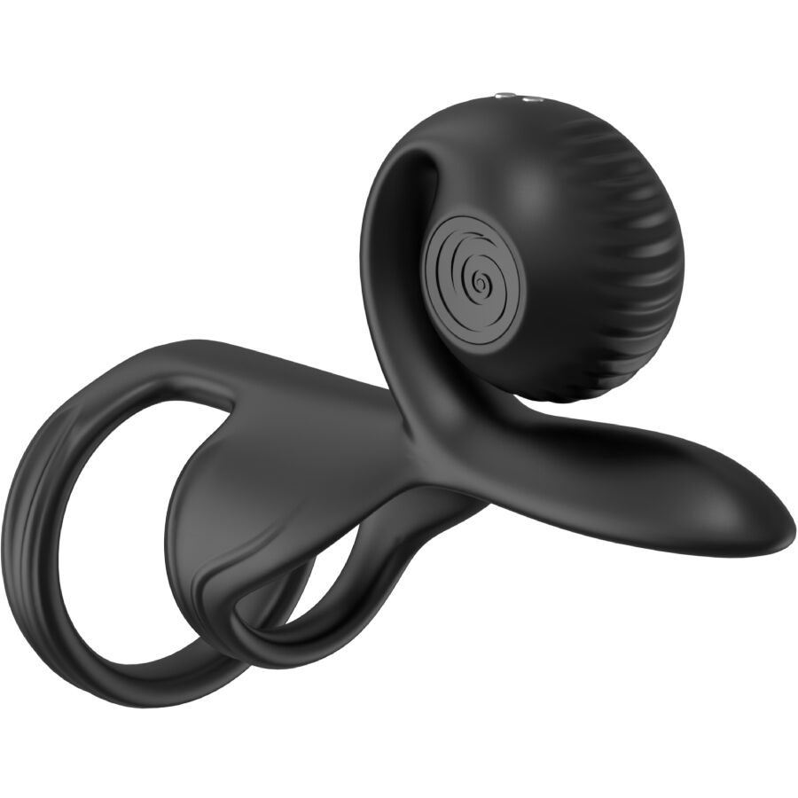 Snail Vibe Jovi Anello Vibrante di Coppia con Telecomando Nero