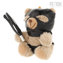 Orsetto di peluche BDSM Fetish Submissive Luno con maschera e frusta