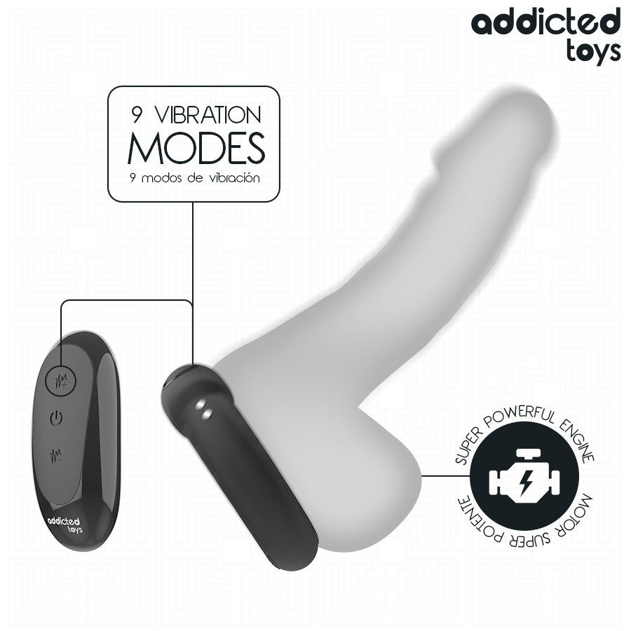 Addicted Toys Anello Vibrante Riscaldante con Telecomando – immagine 5
