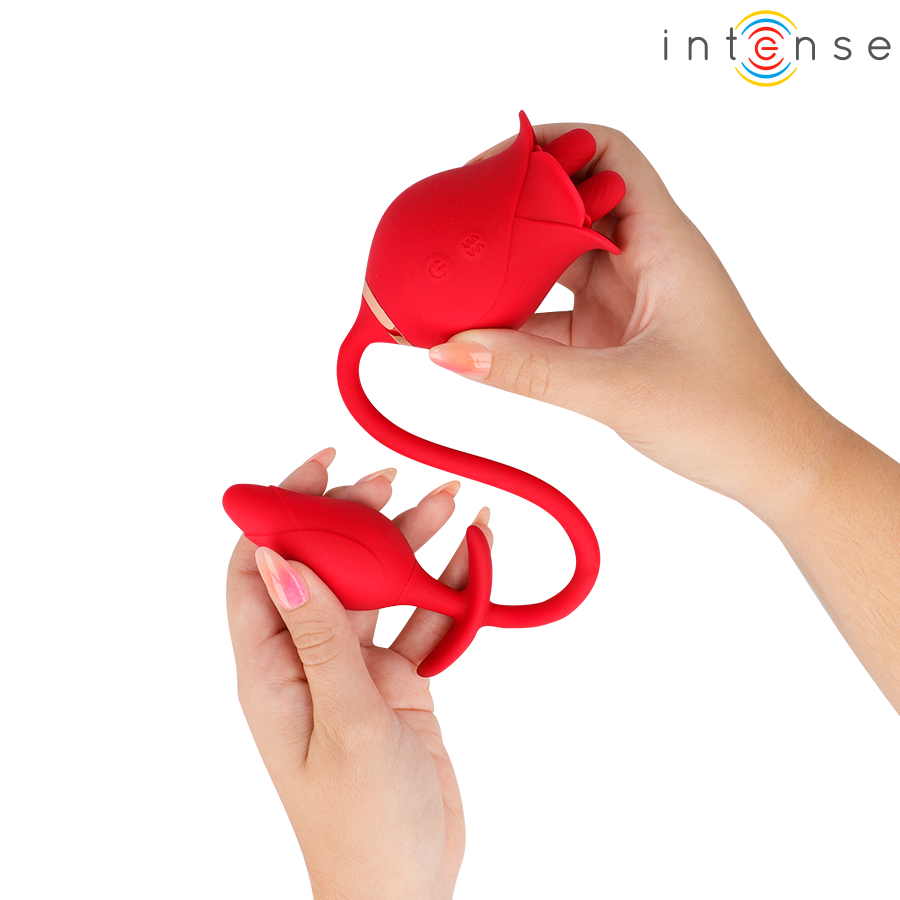 Intense Melanie Stimolatore Doppio con Lingua a Zigzag – immagine 4