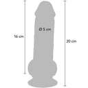 ToyJoy Get Real Deluxe dildo extra spesso con testicoli 20 cm – foto 4