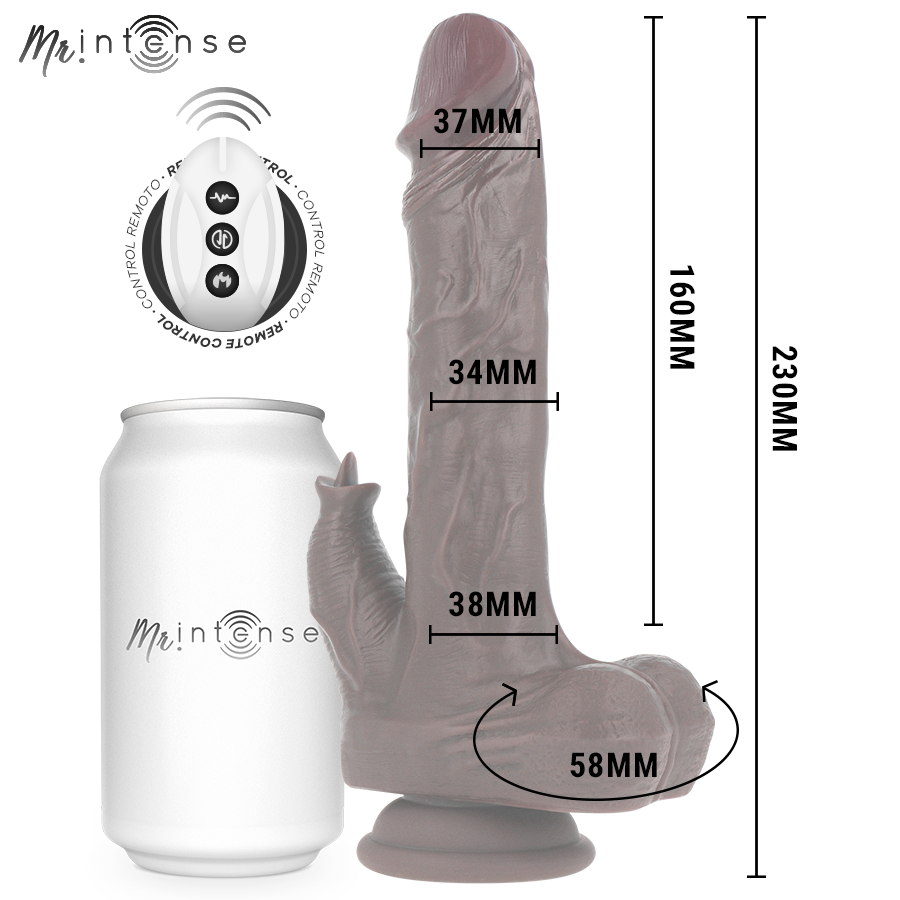 Mr Intense Morgan Vibratore Realistico con Telecomando 23 cm Ø 3,5 cm – immagine 6