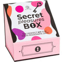 Secret Play Pleasures Box kit coppia con dadi vibratore e piuma