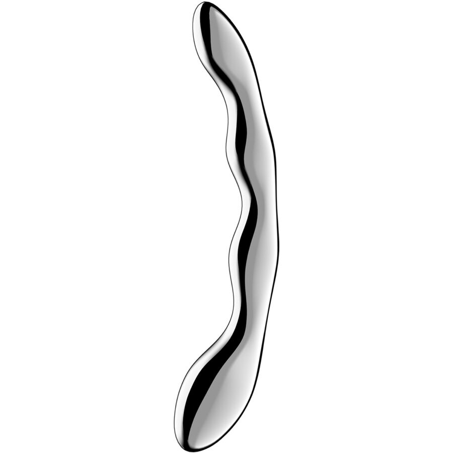 Satisfyer Cosmic Crest 2 Dildo a Doppia Estremità in Acciaio Inox
