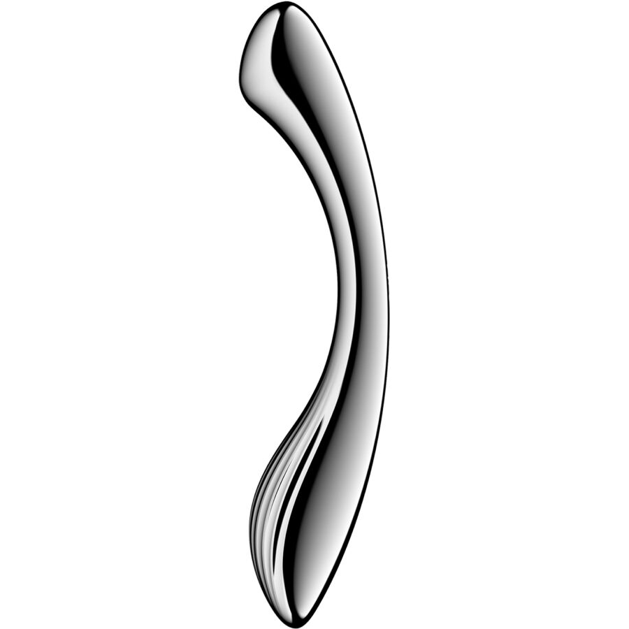 Satisfyer Pure Gravity 1 Dildo a Doppia Estremità in Acciaio Inox