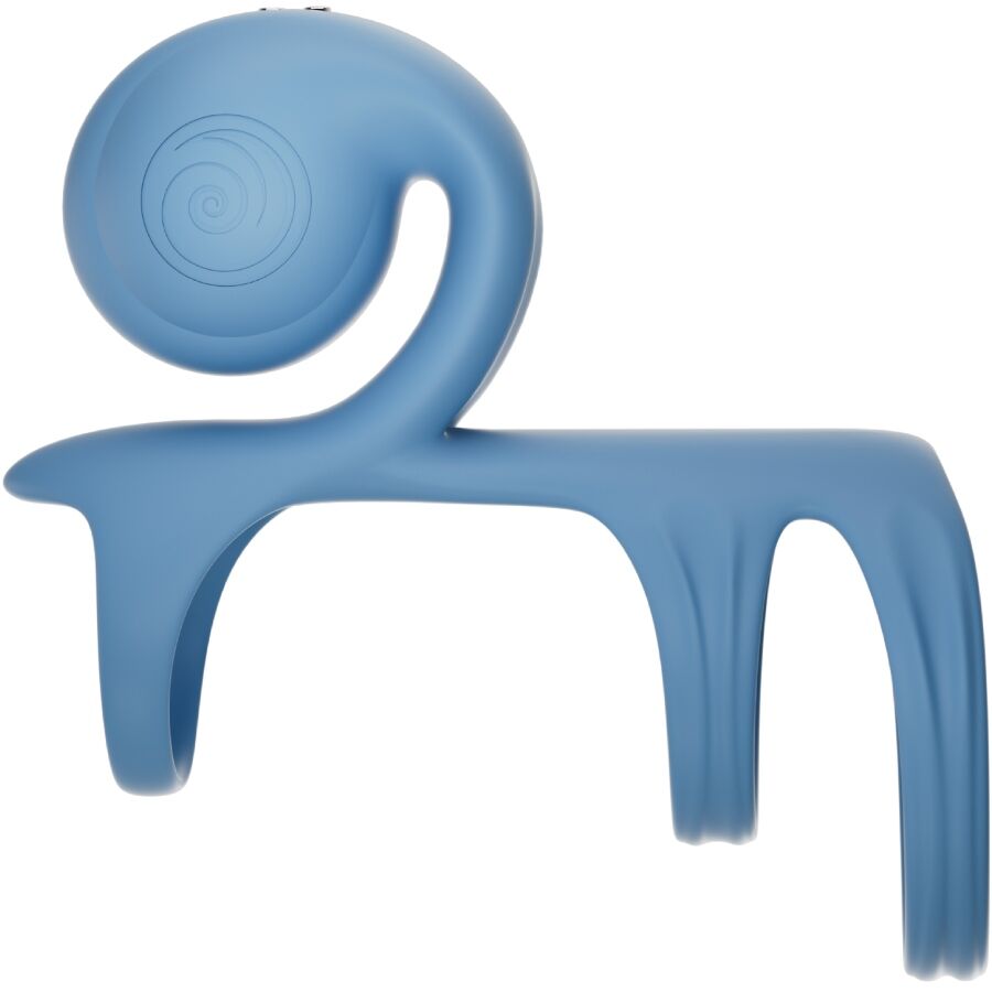 Snail Vibe Jovi Arc Anello Vibrante di Coppia con Telecomando Blu – immagine 3