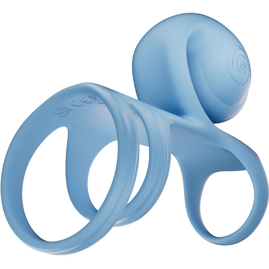 Snail Vibe Jovi Arc Anello Vibrante di Coppia con Telecomando Blu – immagine 4