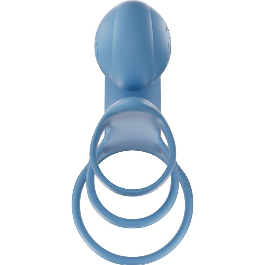Snail Vibe Jovi Arc Anello Vibrante di Coppia con Telecomando Blu – immagine 6