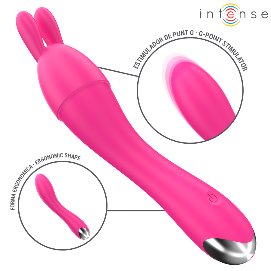 Intense Cher Vibratore con 4 Testine Intercambiabili 20 Modalità – immagine 5