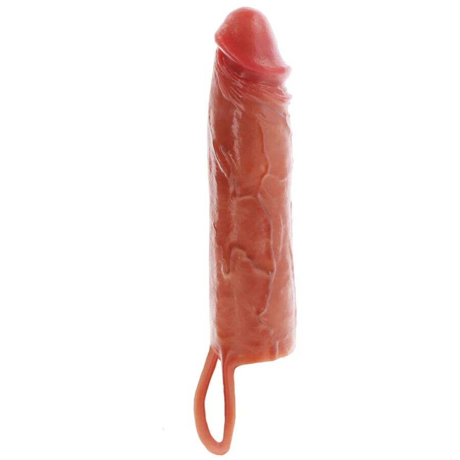 Get Real Hydrated Skin Guaina per Pene in Silicone Caramello 20 cm