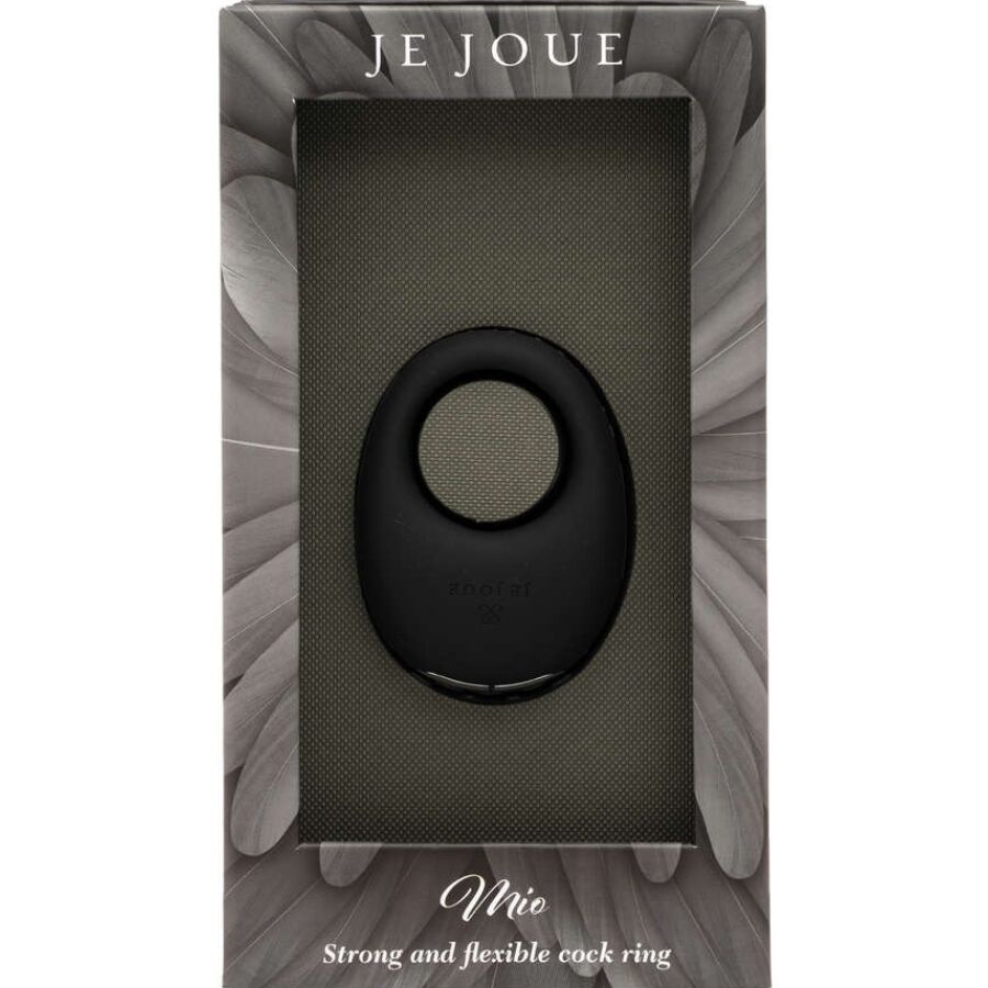 Je Joue Mio Anello Vibrante Ricaricabile Nero
