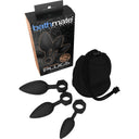 Bathmate kit di allenamento anale con 3 plug in silicone