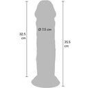 ToyJoy Get Real Deluxe dong realistico doppia densità 35,5 cm – foto 4