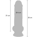 ToyJoy Get Real Deluxe dildo extra spesso con testicoli 25 cm – foto 4