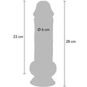 ToyJoy Get Real Deluxe dildo extra spesso con testicoli 28 cm – foto 4