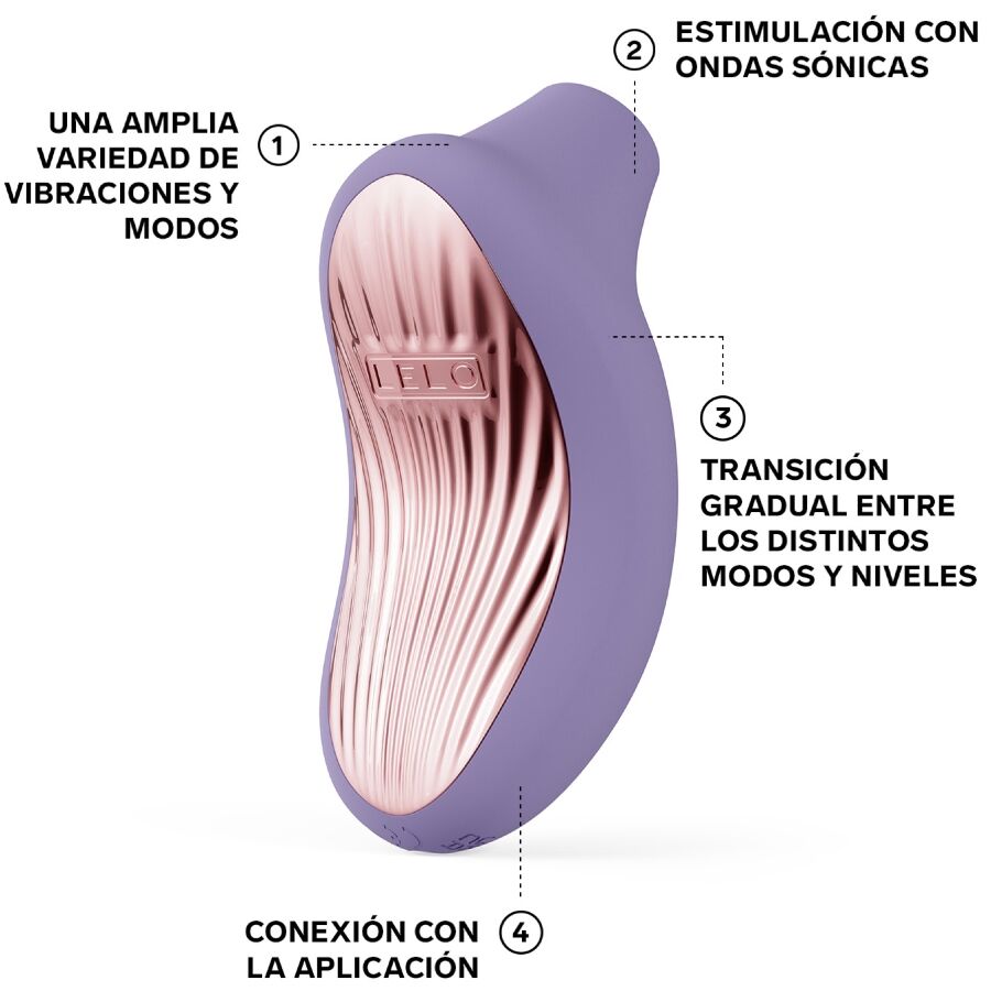 LELO Sona 3 Massaggiatore Sonico per il Clitoride Violet Dusk – immagine 4