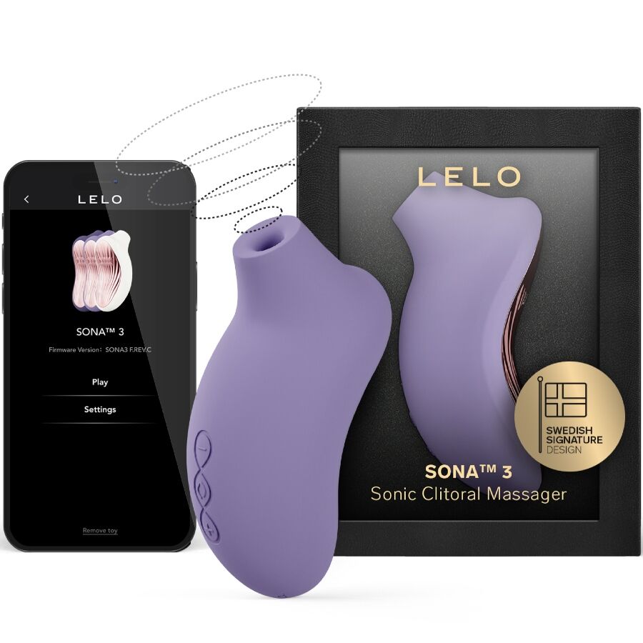 LELO Sona 3 Massaggiatore Sonico per il Clitoride Violet Dusk