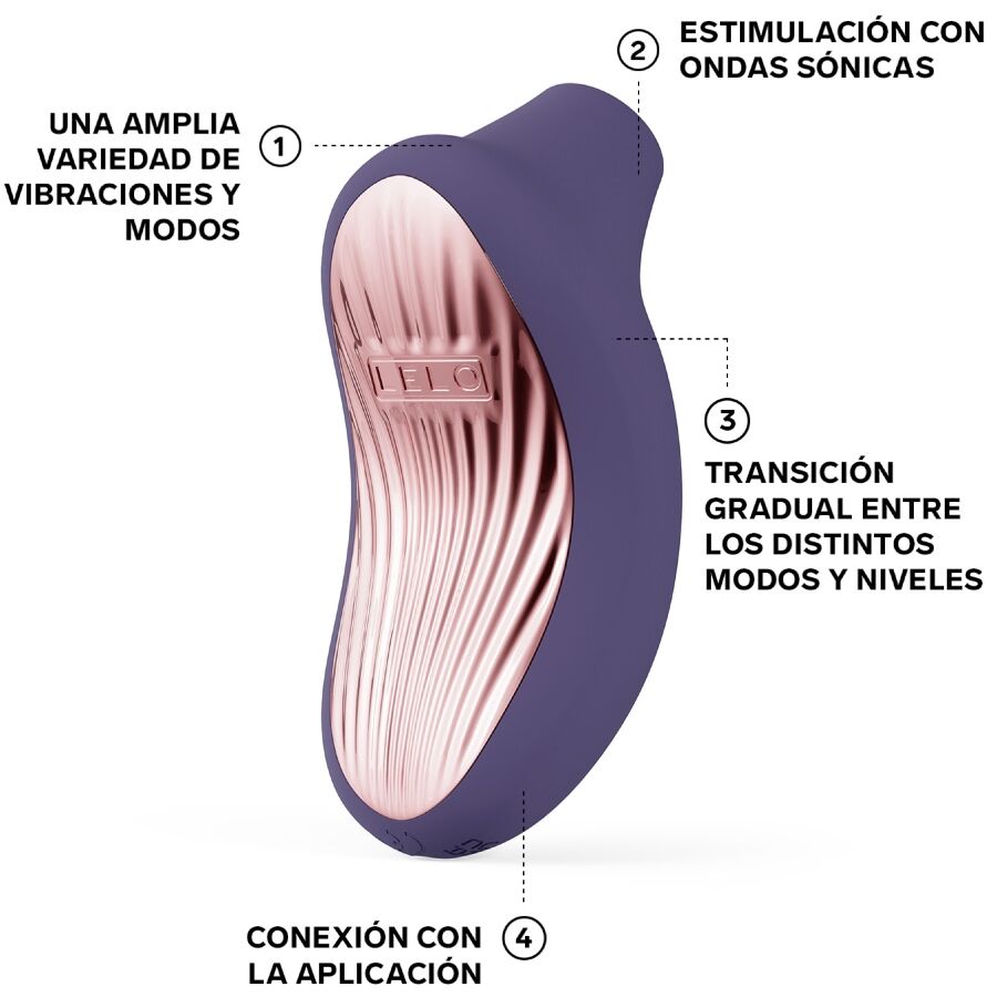 LELO Sona 3 Massaggiatore Sonico per il Clitoride Cyber Purple – immagine 4