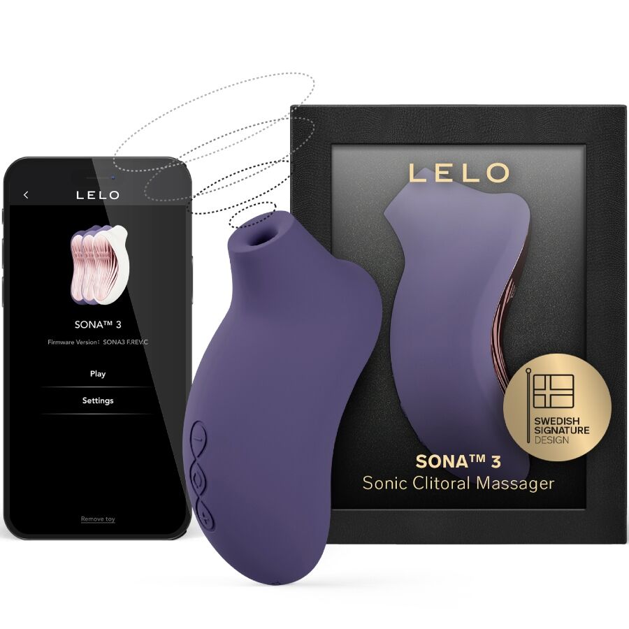 LELO Sona 3 Massaggiatore Sonico per il Clitoride Cyber Purple
