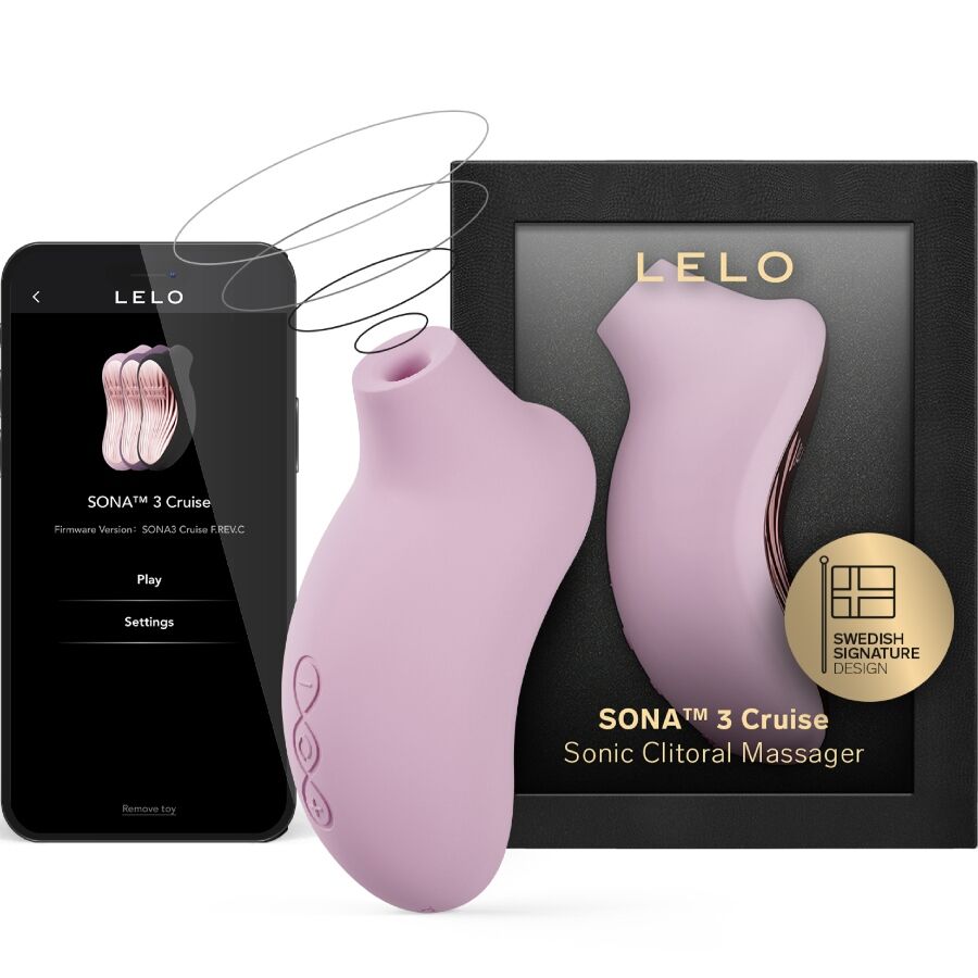 LELO Sona 3 Cruise Massaggiatore Sonico per il Clitoride Rosa Chiaro