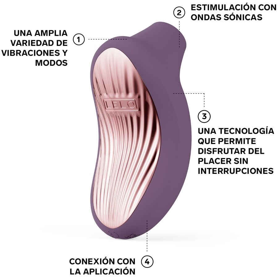 LELO Sona 3 Cruise Massaggiatore Sonico per il Clitoride Prugna – immagine 4