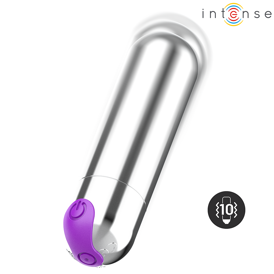 Intense Karen Mini Bullet Vibrante Ricaricabile Argento – immagine 4