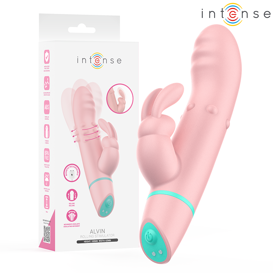 Intense Alvin Vibratore Rabbit Rotante e Oscillante