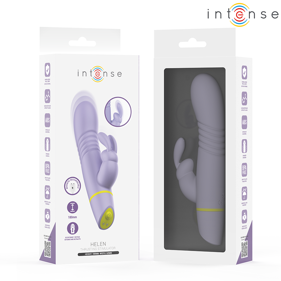 Intense Helen Vibratore Rabbit a Spinta – immagine 4