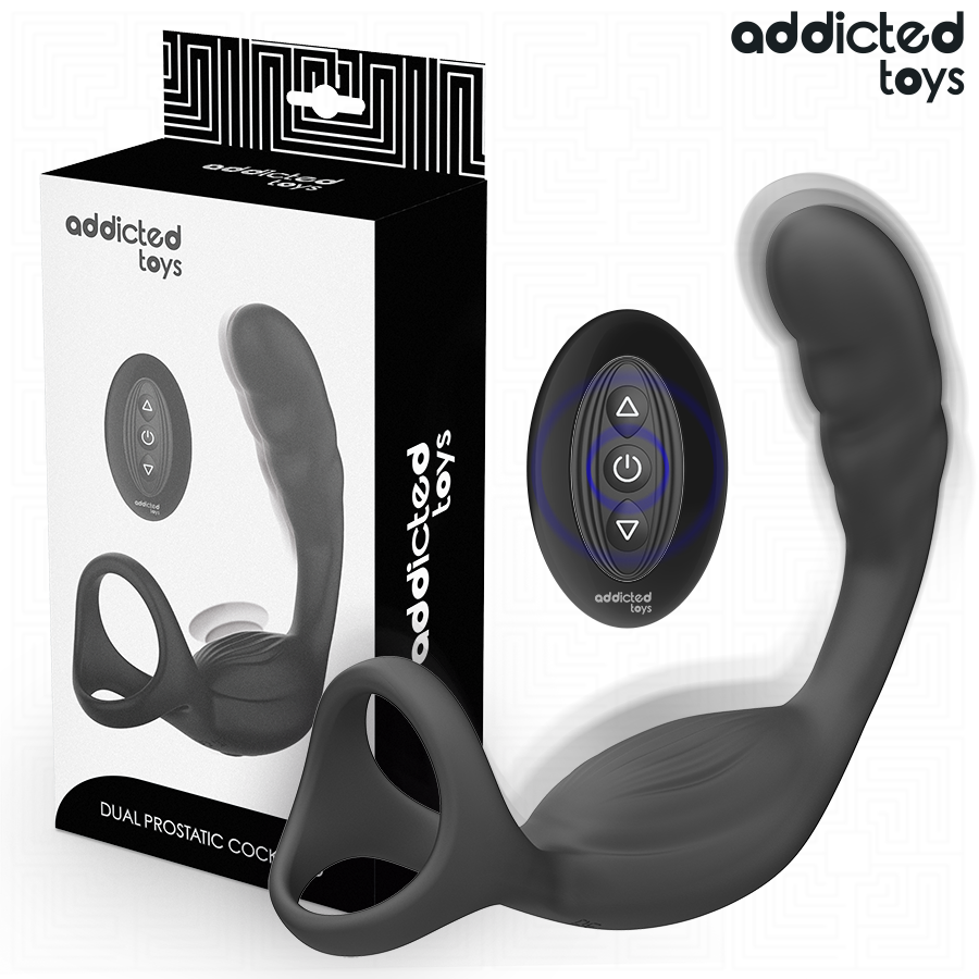 Addicted Toys Doppio Anello Prostatico Vibrante con Telecomando