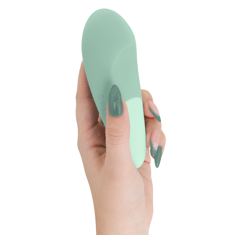 Womanizer Vibe Vibratore Lay-On Silenzioso UltraWave Salvia – immagine 4
