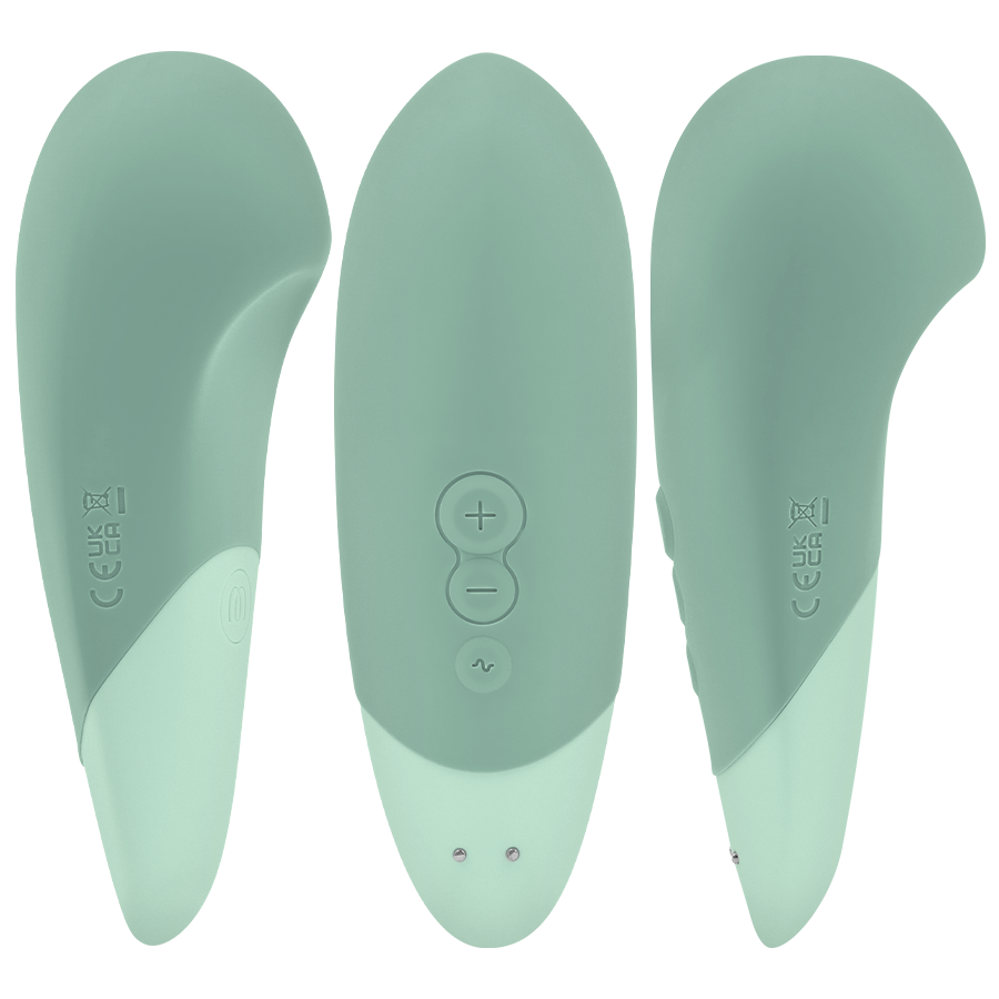 Womanizer Vibe Vibratore Lay-On Silenzioso UltraWave Salvia – immagine 2