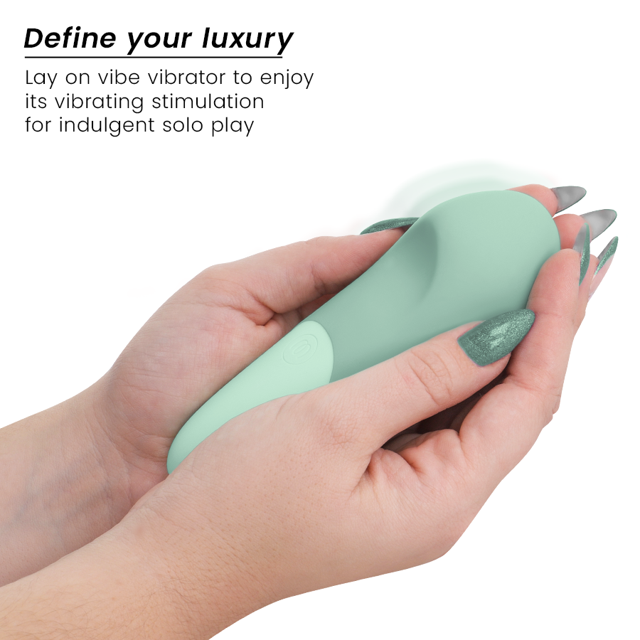 Womanizer Vibe Vibratore Lay-On Silenzioso UltraWave Salvia – immagine 3