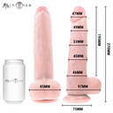 MR INTENSE Neeson dildo realistico con testicoli 27 cm – foto 6
