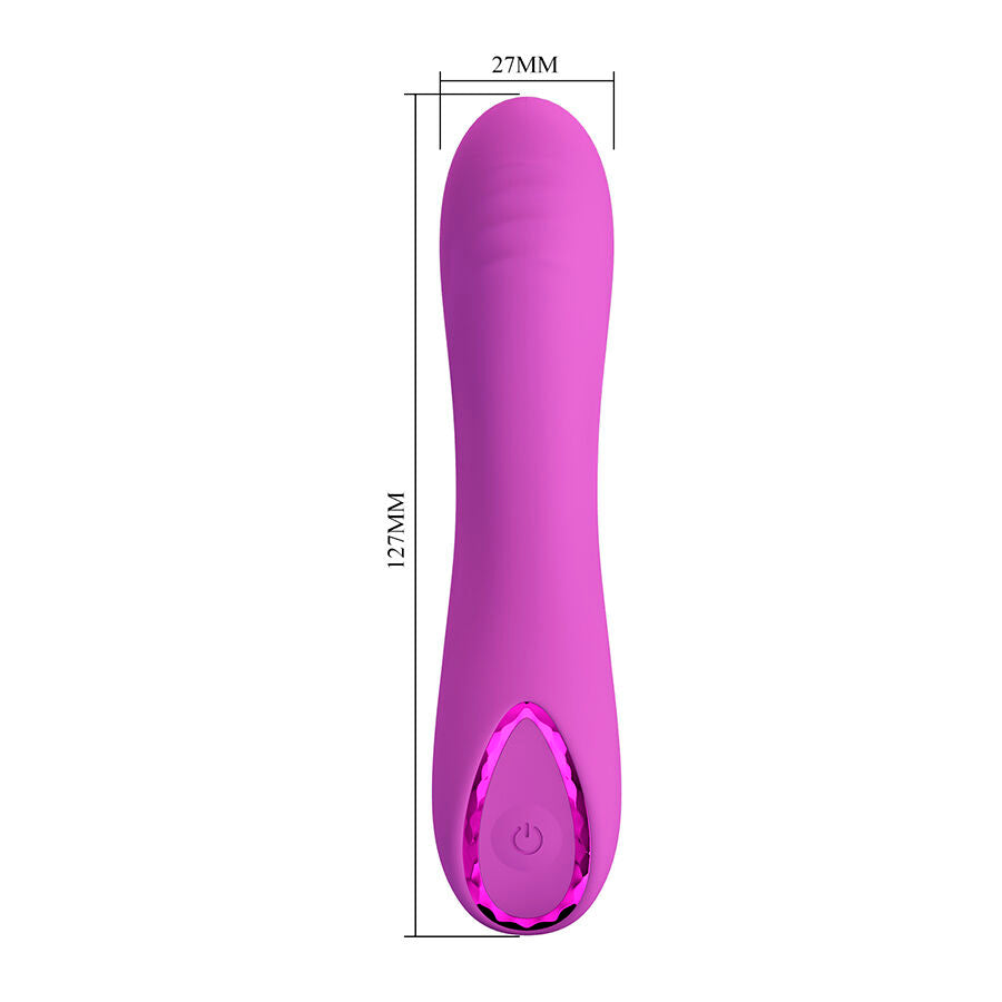 Pretty Love DJ Dick Vibratore Punto G Serie Extreme Viola – immagine 6