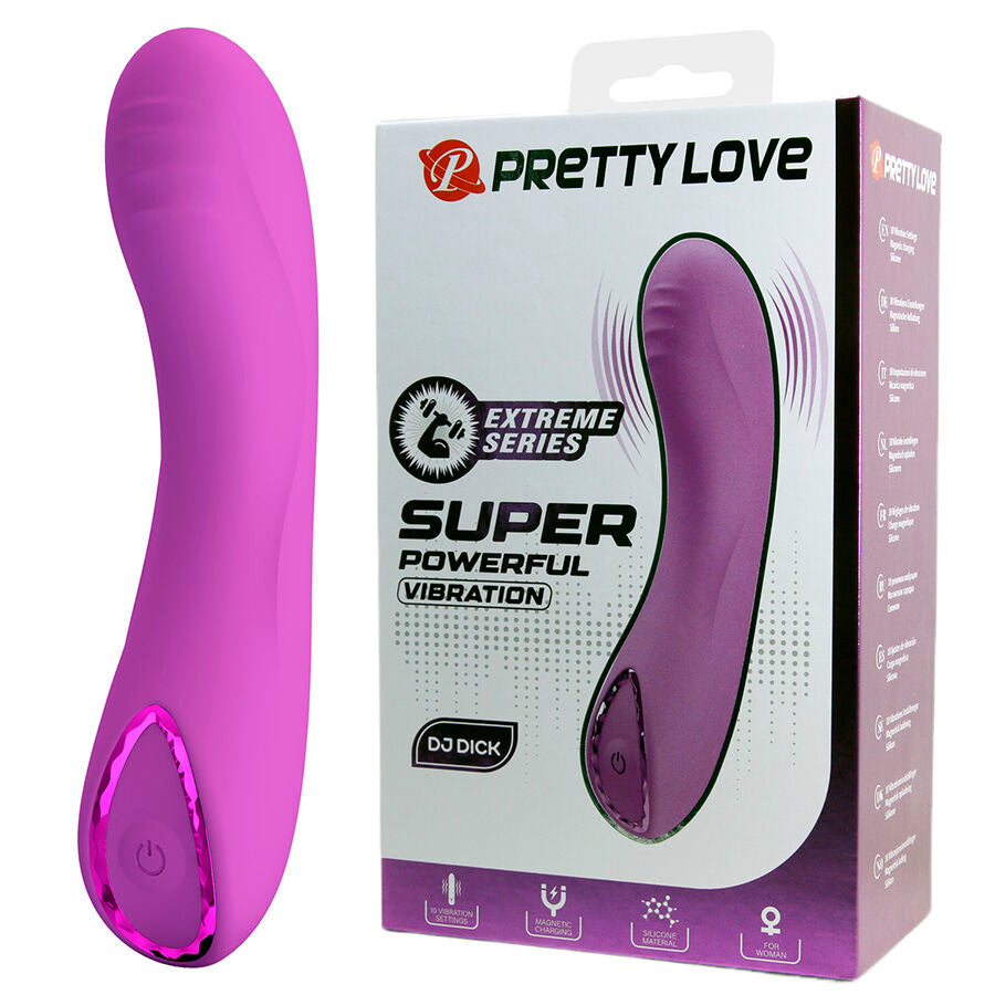 Pretty Love DJ Dick Vibratore Punto G Serie Extreme Viola