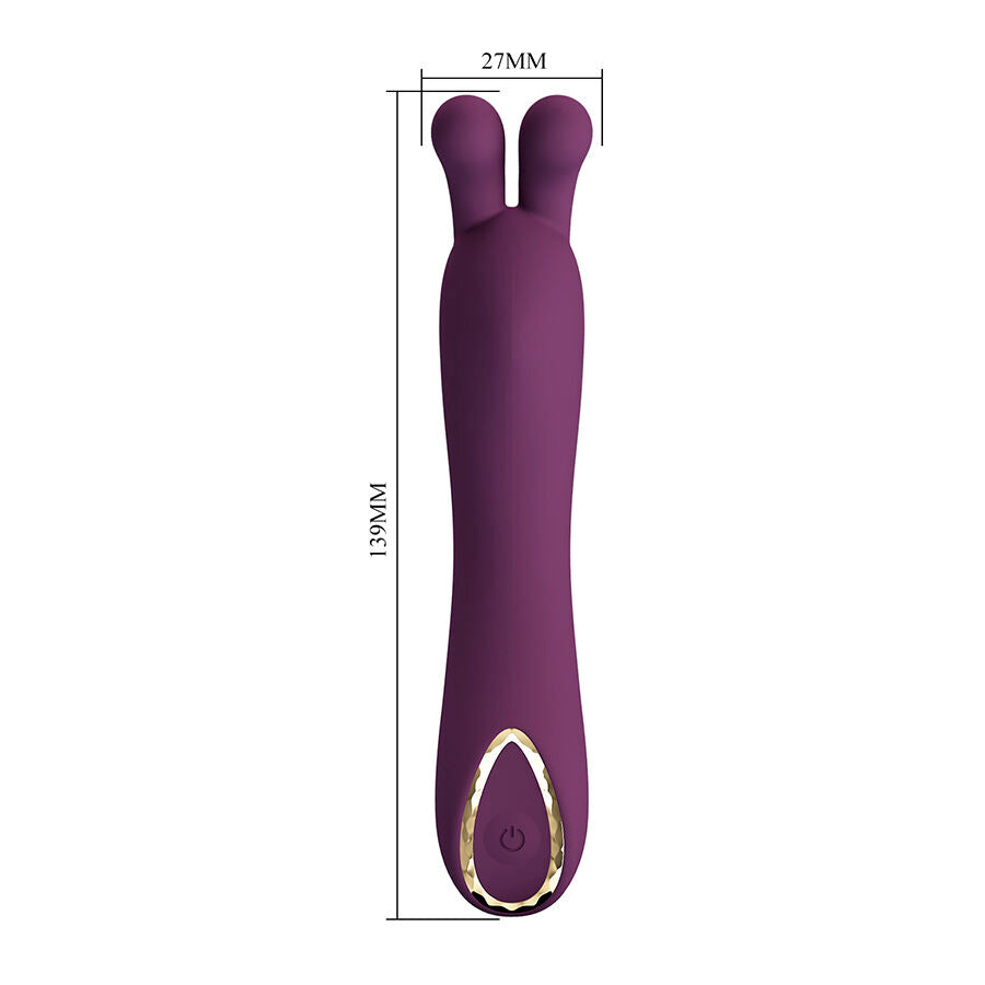Pretty Love DJ Rabbit Vibratore Punto G Serie Extreme Viola – immagine 6