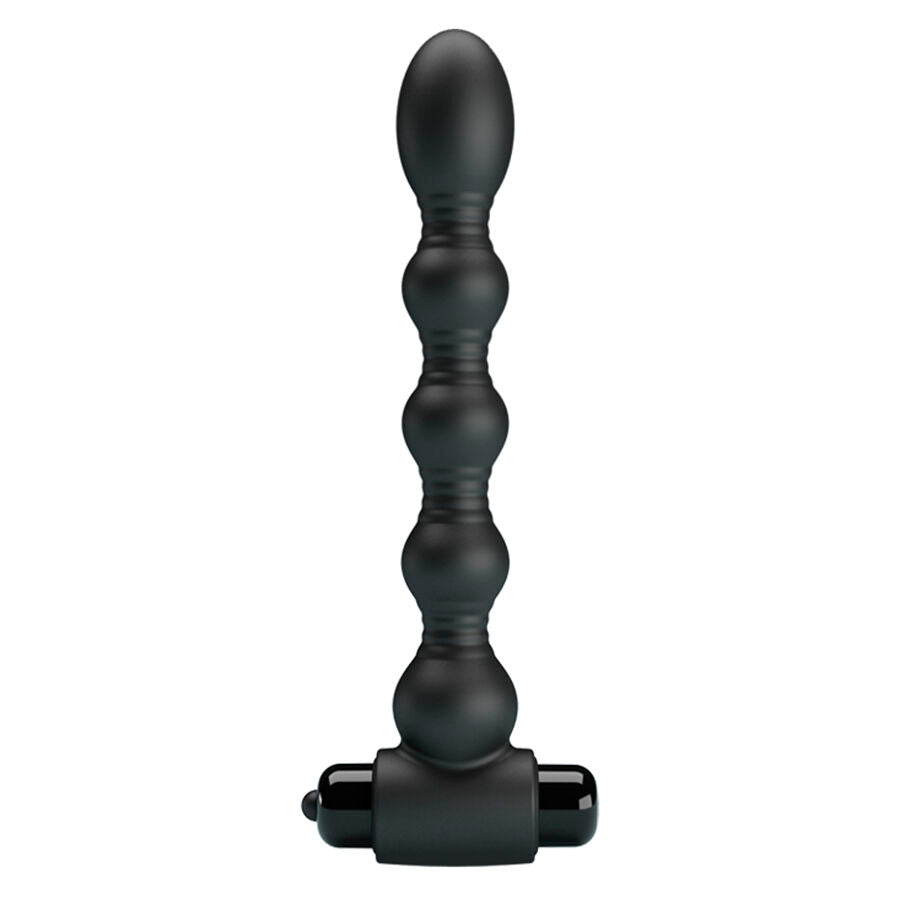 MR PLAY massaggiatore anale vibrante a sfere nero