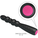 MR PLAY plug anale vibrante flessibile nero – foto 5