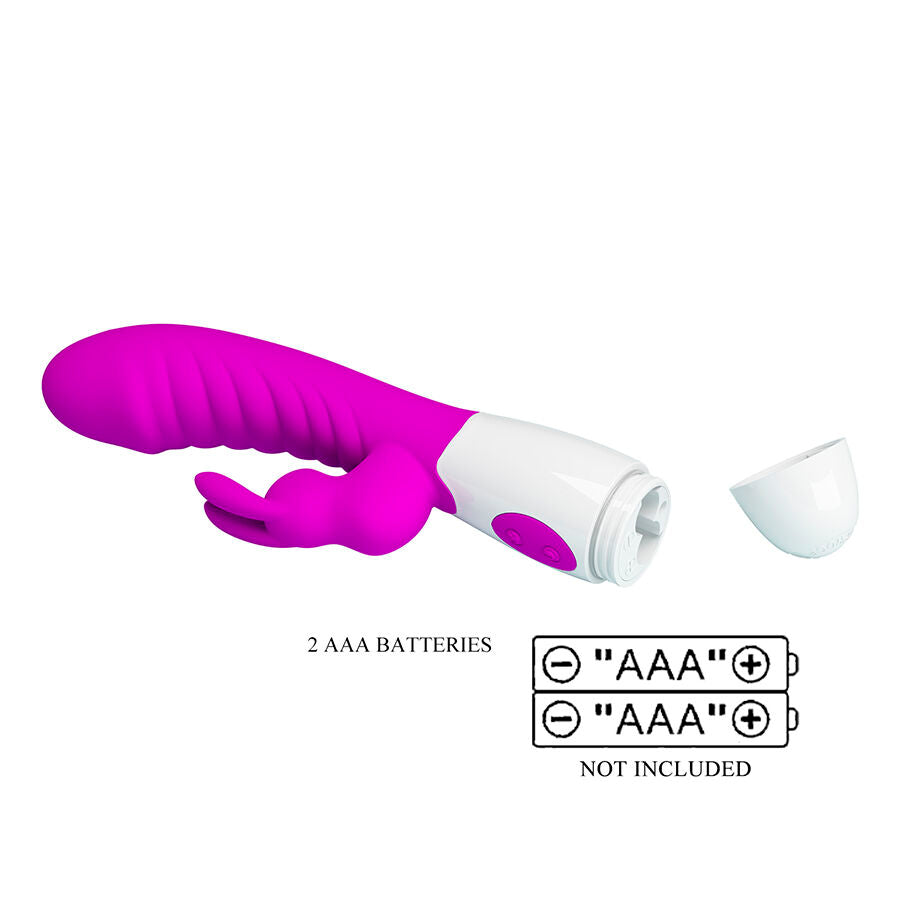 Pretty Love Naughty Vibratore Rabbit a Batterie Viola – immagine 8