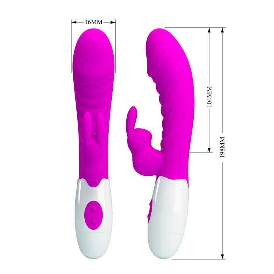 Pretty Love Naughty Vibratore Rabbit a Batterie Viola – immagine 10