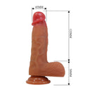 Pretty Love Duvall dildo realistico in silicone 19,3 cm – foto 6