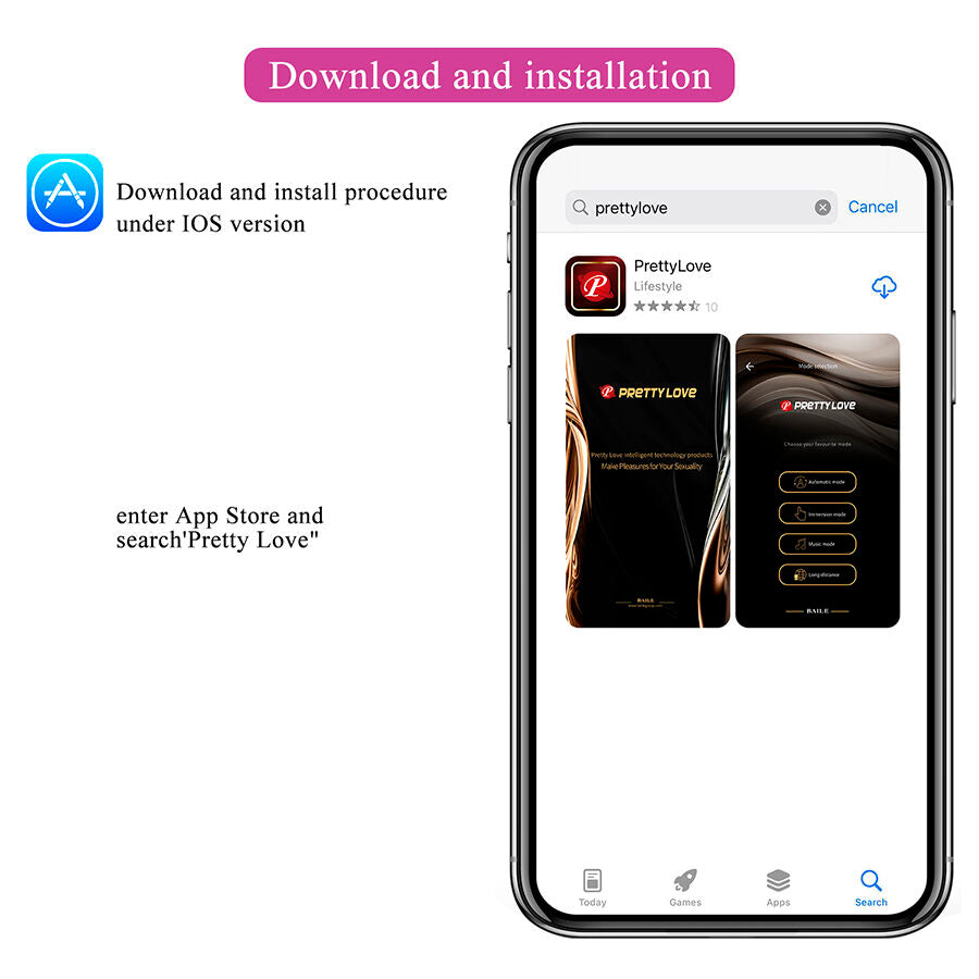Pretty Love Dora Vibratore di Coppia Invisibile con App – immagine 9