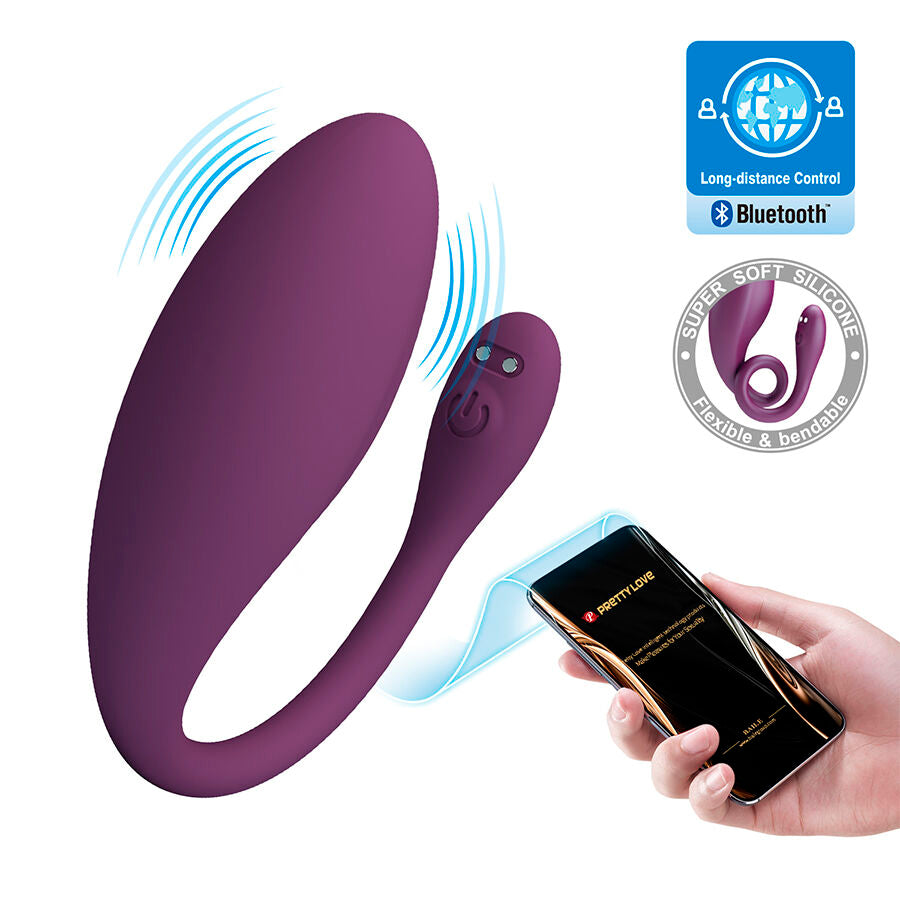 Pretty Love Dora Vibratore di Coppia Invisibile con App