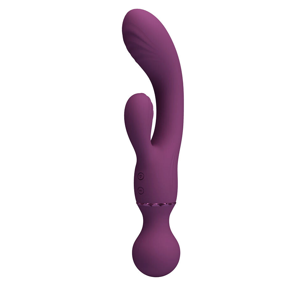 Pretty Love Tuttofare Vibratore Rabbit e Massaggiatore Wand Viola – immagine 2