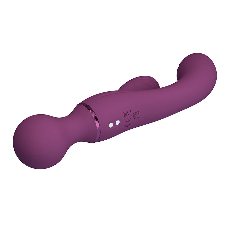 Pretty Love Tuttofare Vibratore Rabbit e Massaggiatore Wand Viola – immagine 3