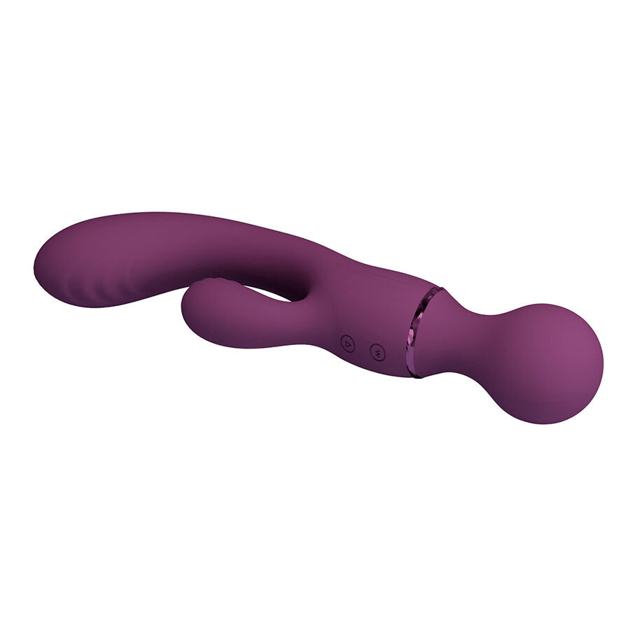 Pretty Love Tuttofare Vibratore Rabbit e Massaggiatore Wand Viola – immagine 5