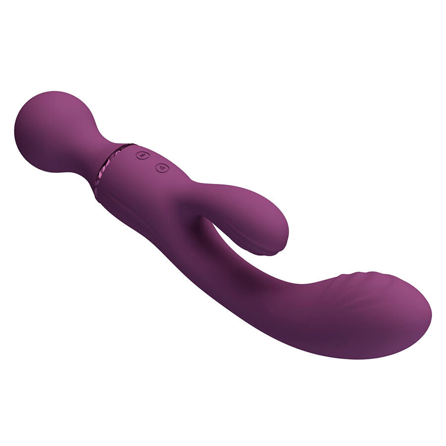 Pretty Love Tuttofare Vibratore Rabbit e Massaggiatore Wand Viola – immagine 6