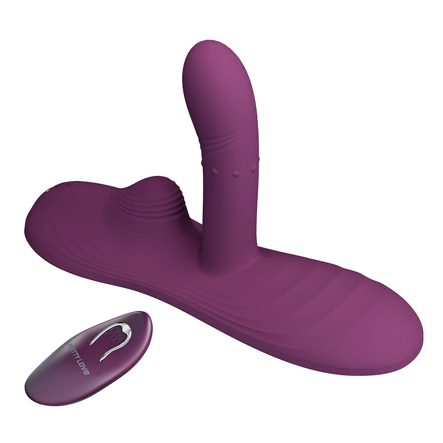 Pretty Love Luka Vibratore con Cuscinetto Riscaldante e Telecomando – immagine 3