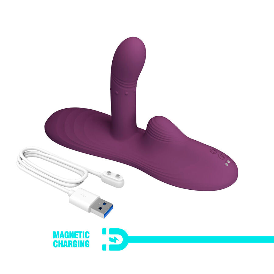Pretty Love Luka Vibratore con Cuscinetto Riscaldante e Telecomando – immagine 6